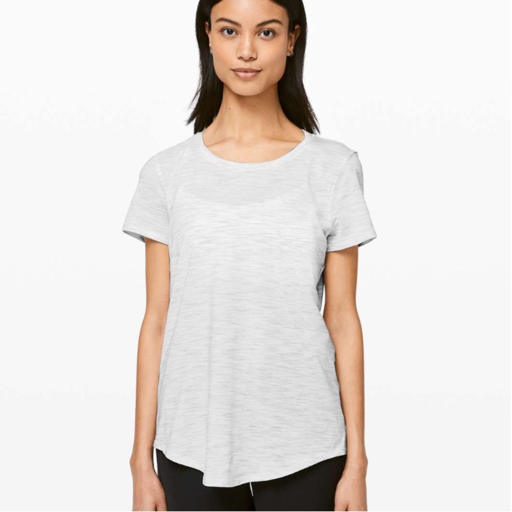 Lululemon // Love Crew in Light Grey Space Dye